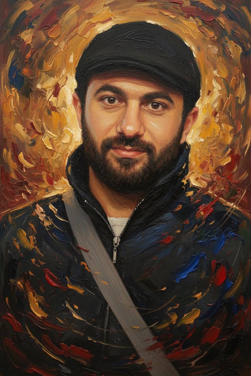 a painting me, in the style of brushstroke-intensive portrai... - Prompt 12 | grokimages.net - Grok Imagine